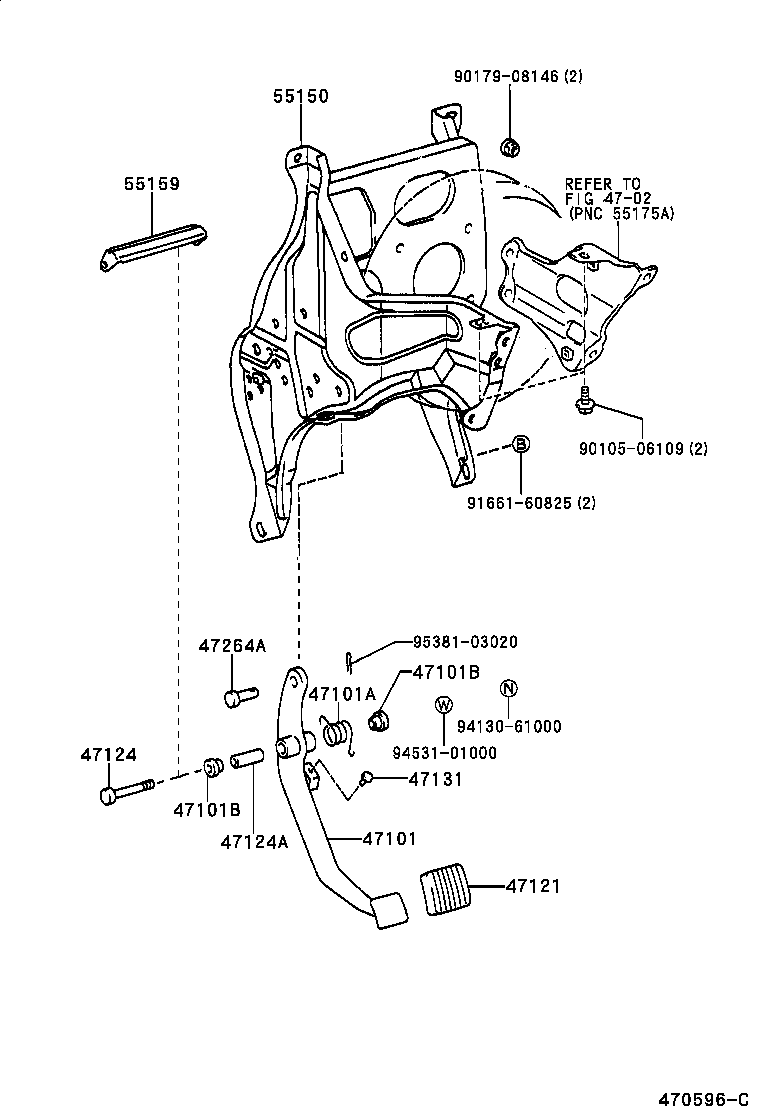  DYNA200 |  BRAKE PEDAL BRACKET