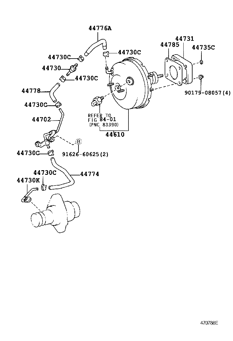  HILUX |  BRAKE BOOSTER VACUUM TUBE