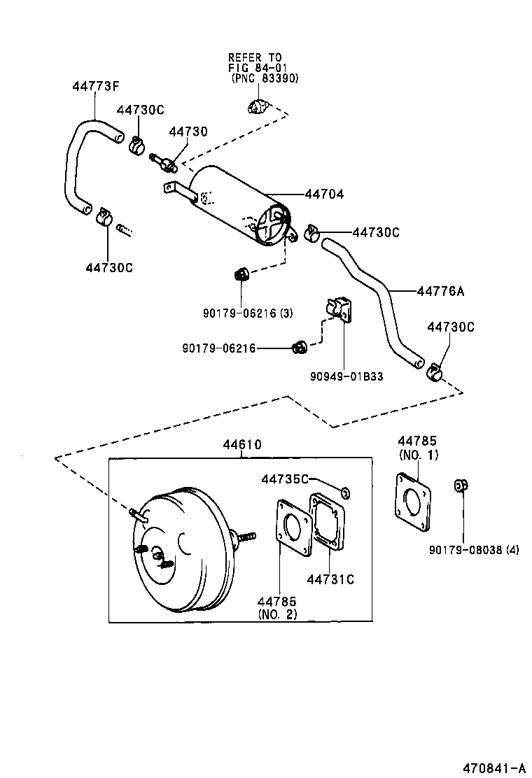  PICNIC |  BRAKE BOOSTER VACUUM TUBE