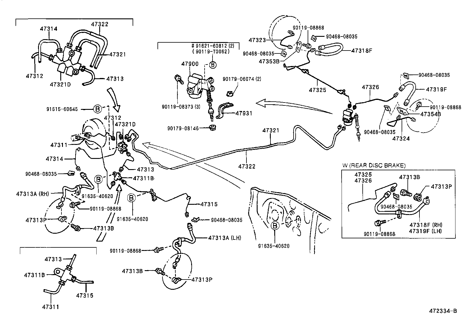  YARIS JPP |  BRAKE TUBE CLAMP