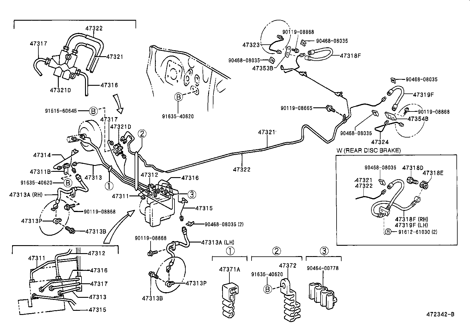  YARIS JPP |  BRAKE TUBE CLAMP
