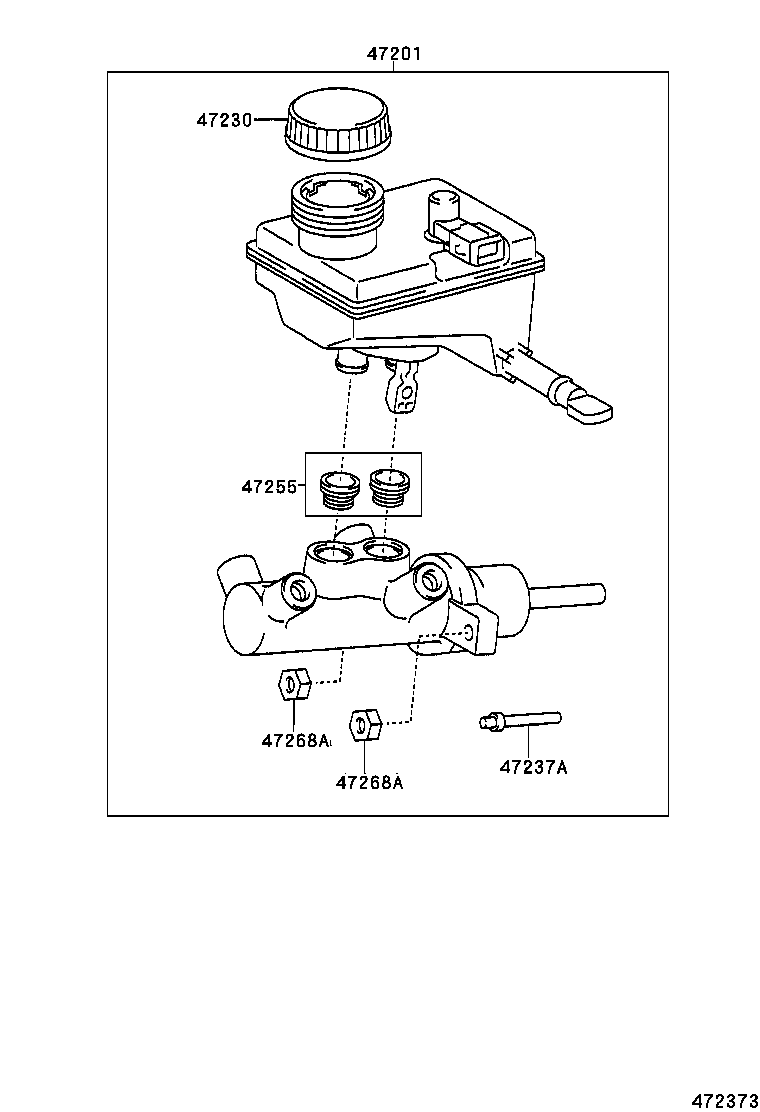  YARIS FRP |  BRAKE MASTER CYLINDER