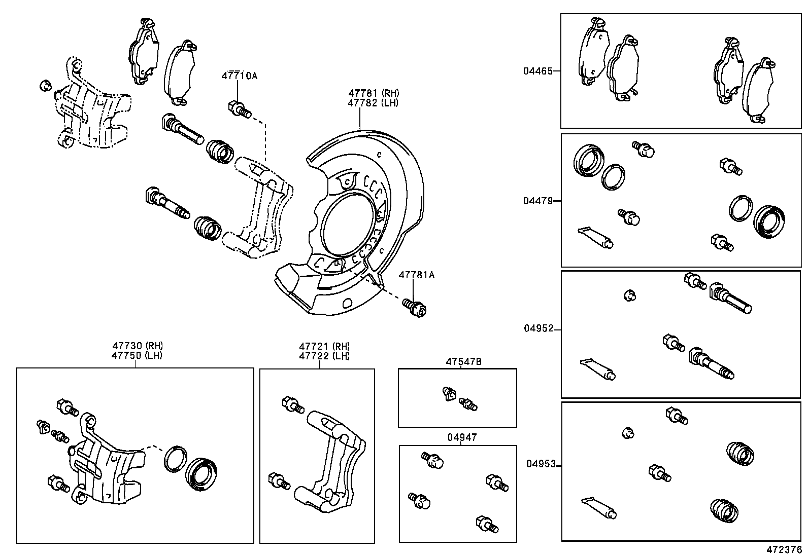  YARIS FRP |  FRONT DISC BRAKE CALIPER DUST COVER