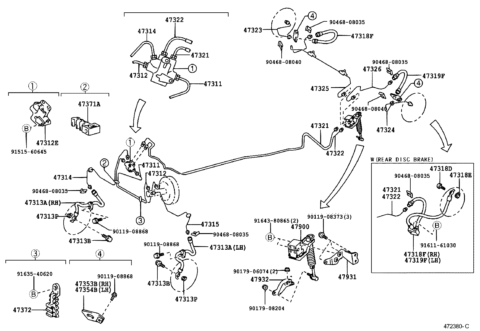 YARIS FRP |  BRAKE TUBE CLAMP
