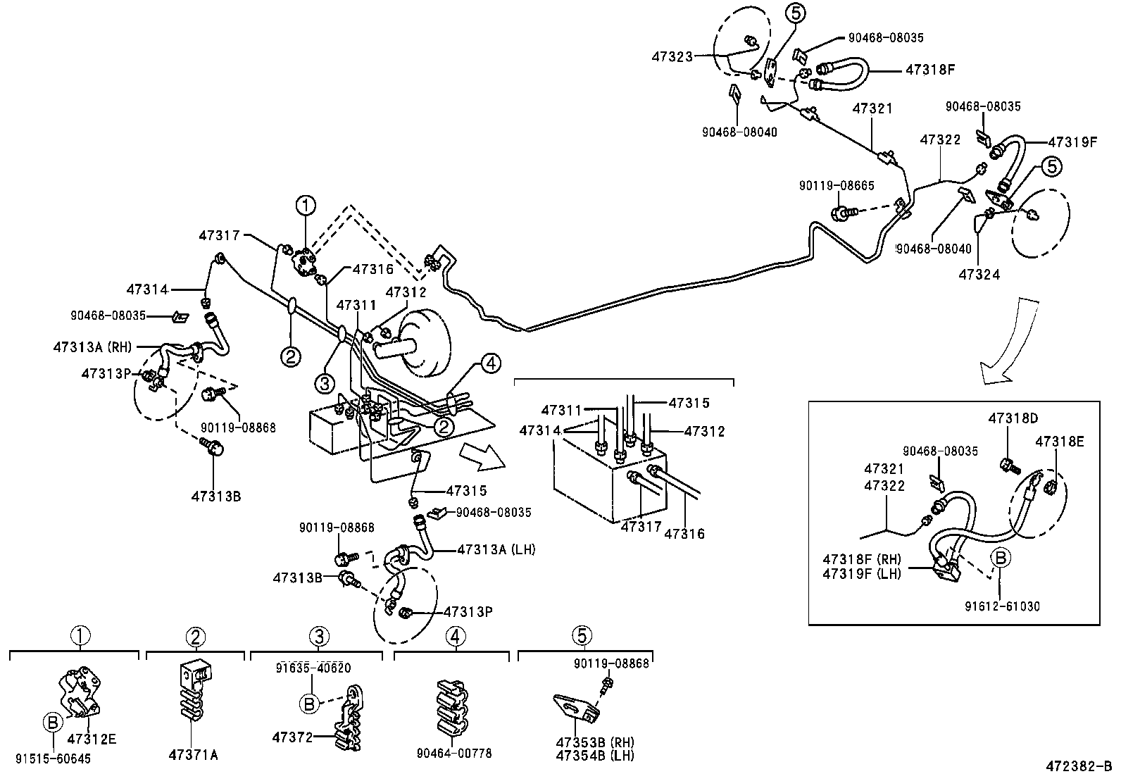  YARIS FRP |  BRAKE TUBE CLAMP