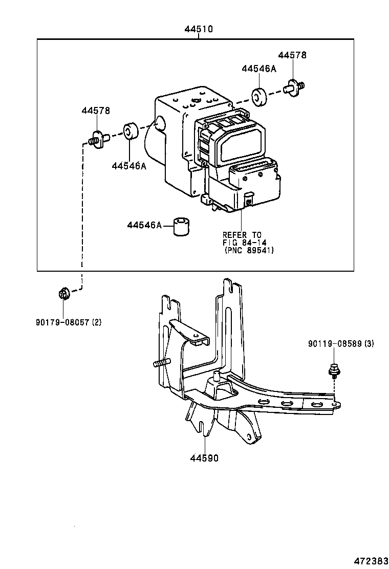  YARIS FRP |  BRAKE TUBE CLAMP
