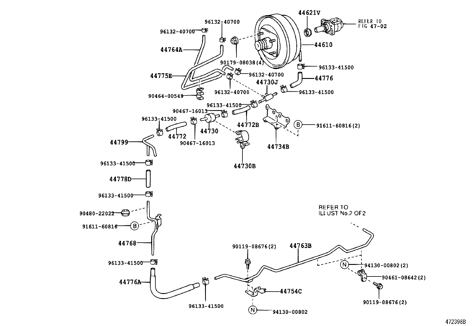 DYNA |  BRAKE BOOSTER VACUUM TUBE