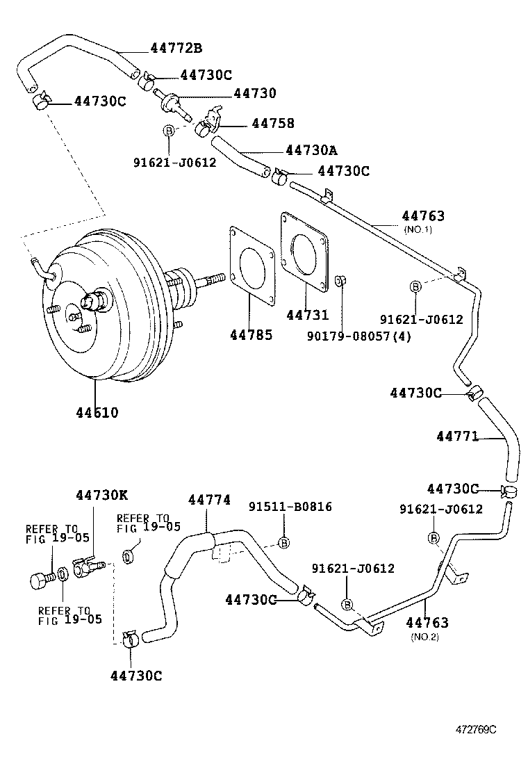  HILUX |  BRAKE BOOSTER VACUUM TUBE