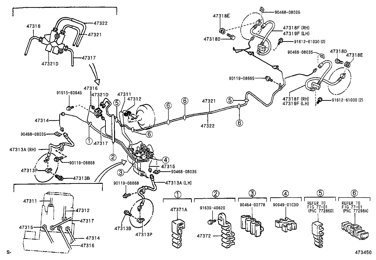  YARIS JPP |  BRAKE TUBE CLAMP