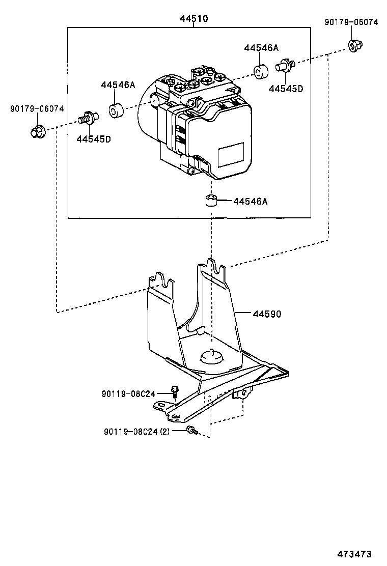  YARIS JPP |  BRAKE TUBE CLAMP