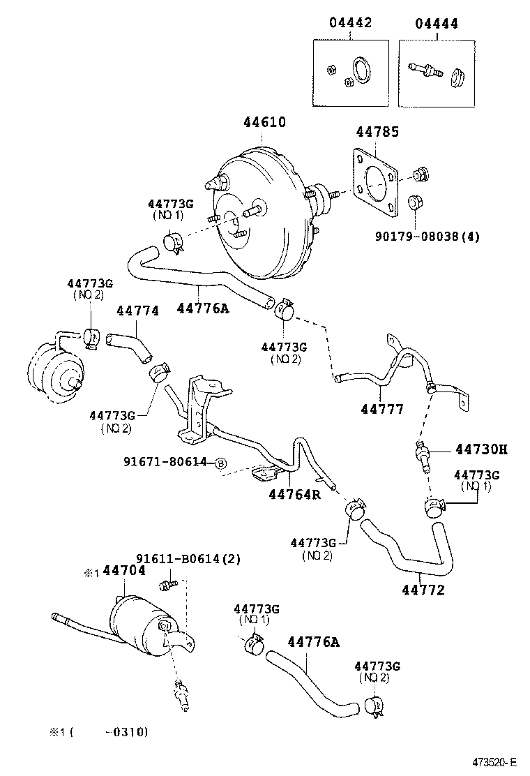  YARIS FRP |  BRAKE BOOSTER VACUUM TUBE