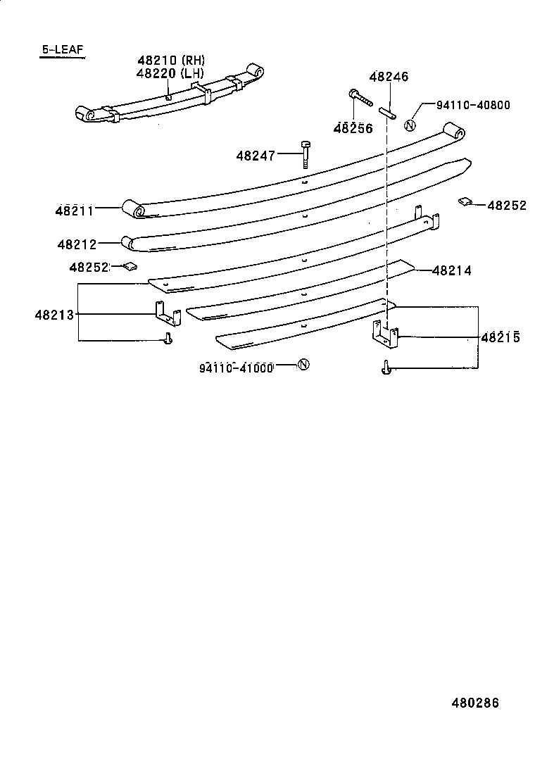  HILUX VWP |  REAR SPRING SHOCK ABSORBER
