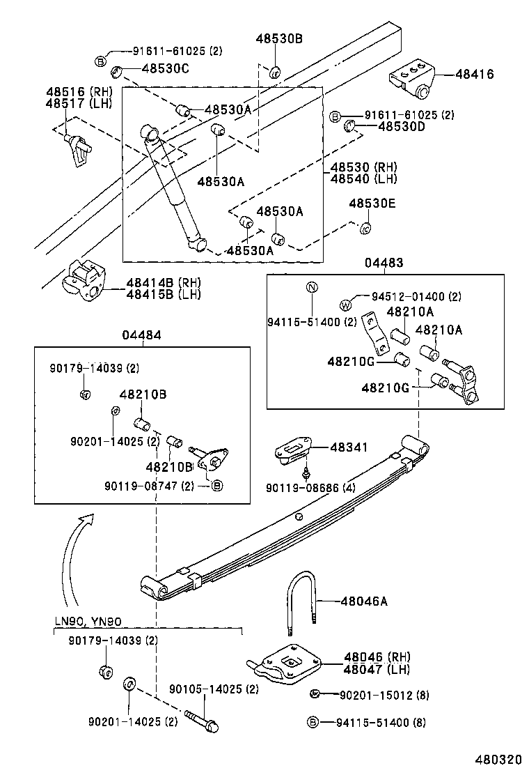  HILUX JPP |  REAR SPRING SHOCK ABSORBER