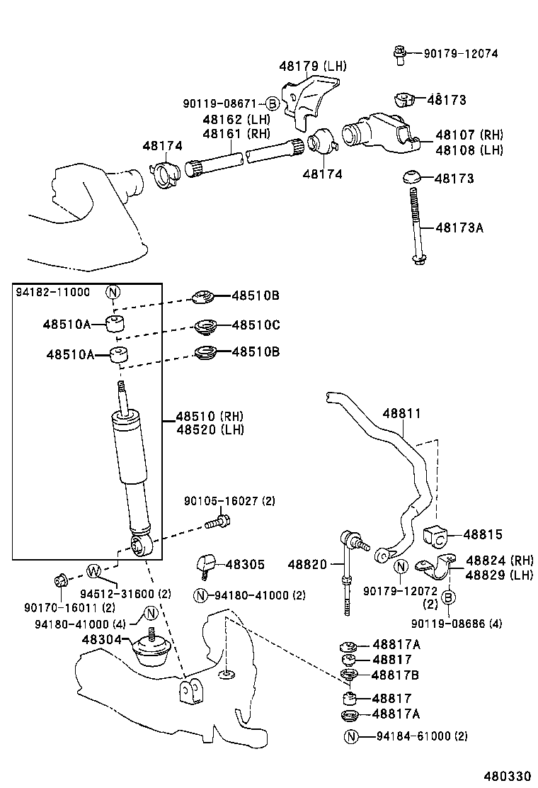  HILUX JPP |  FRONT SPRING SHOCK ABSORBER