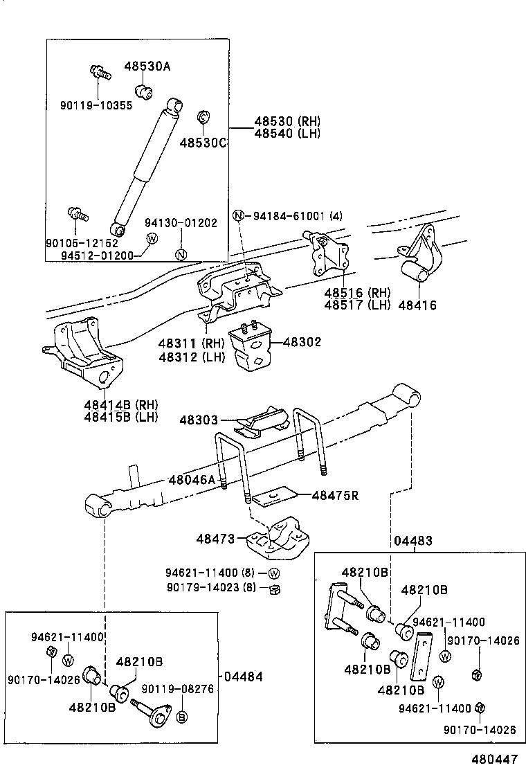  DYNA 150 |  REAR SPRING SHOCK ABSORBER