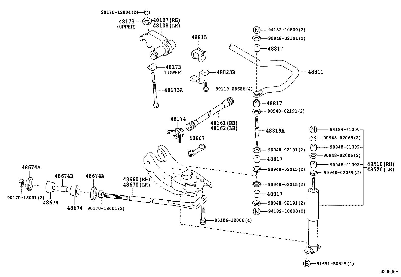  HILUX |  FRONT SPRING SHOCK ABSORBER