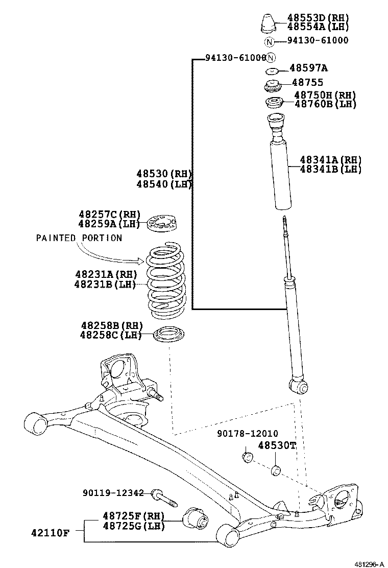  YARIS FRP |  REAR SPRING SHOCK ABSORBER