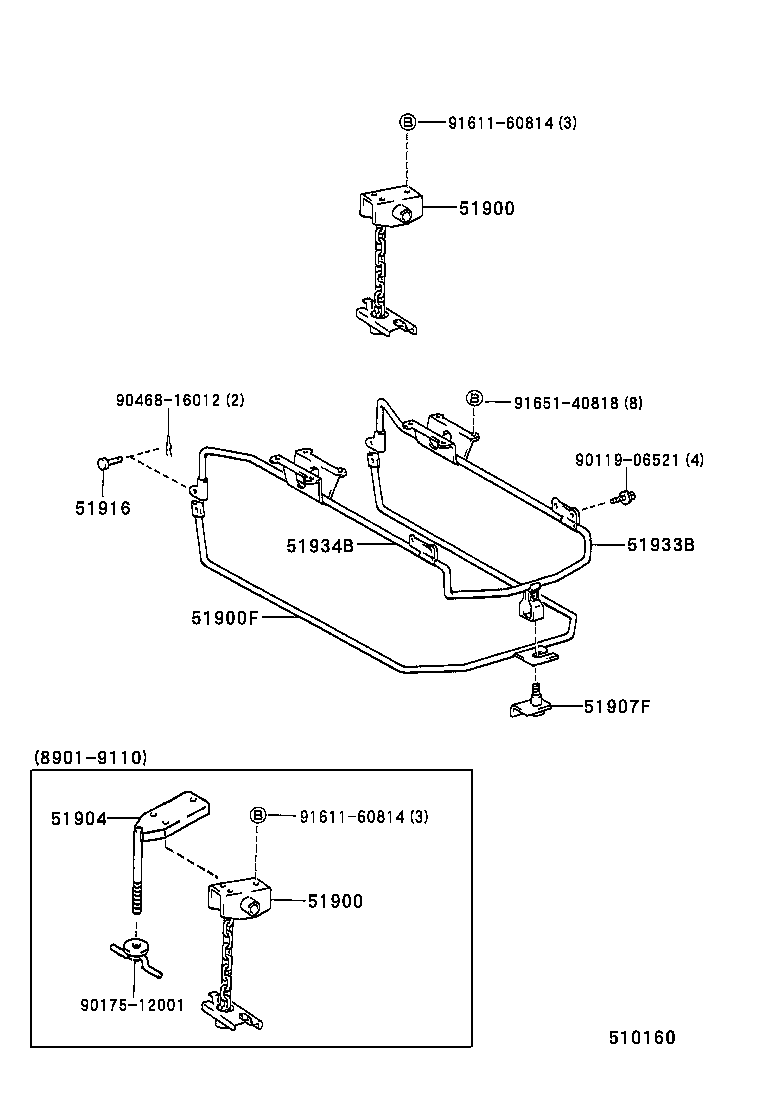  HILUX VWP |  SPARE WHEEL CARRIER