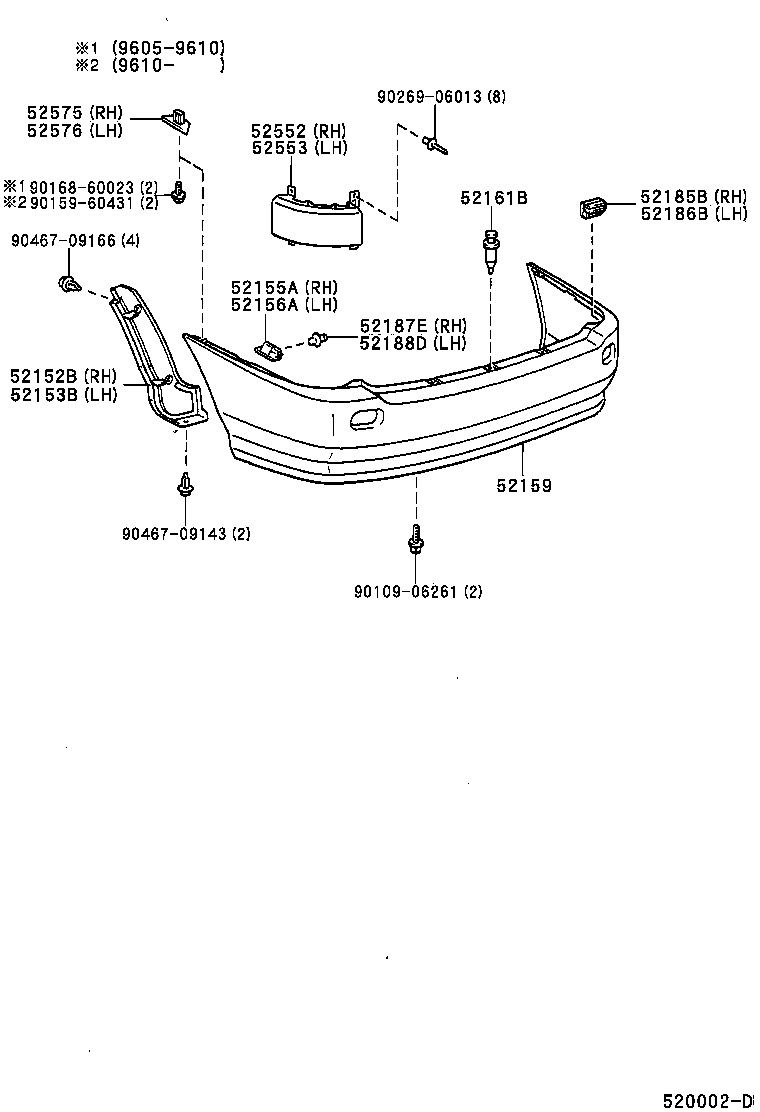  PICNIC |  REAR BUMPER BUMPER STAY