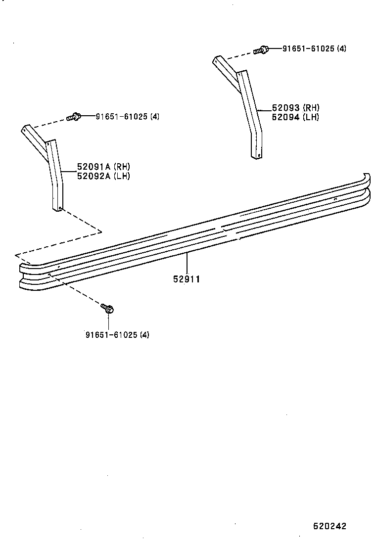  DYNA200 |  SIDE BUMPER BUMPER STAY