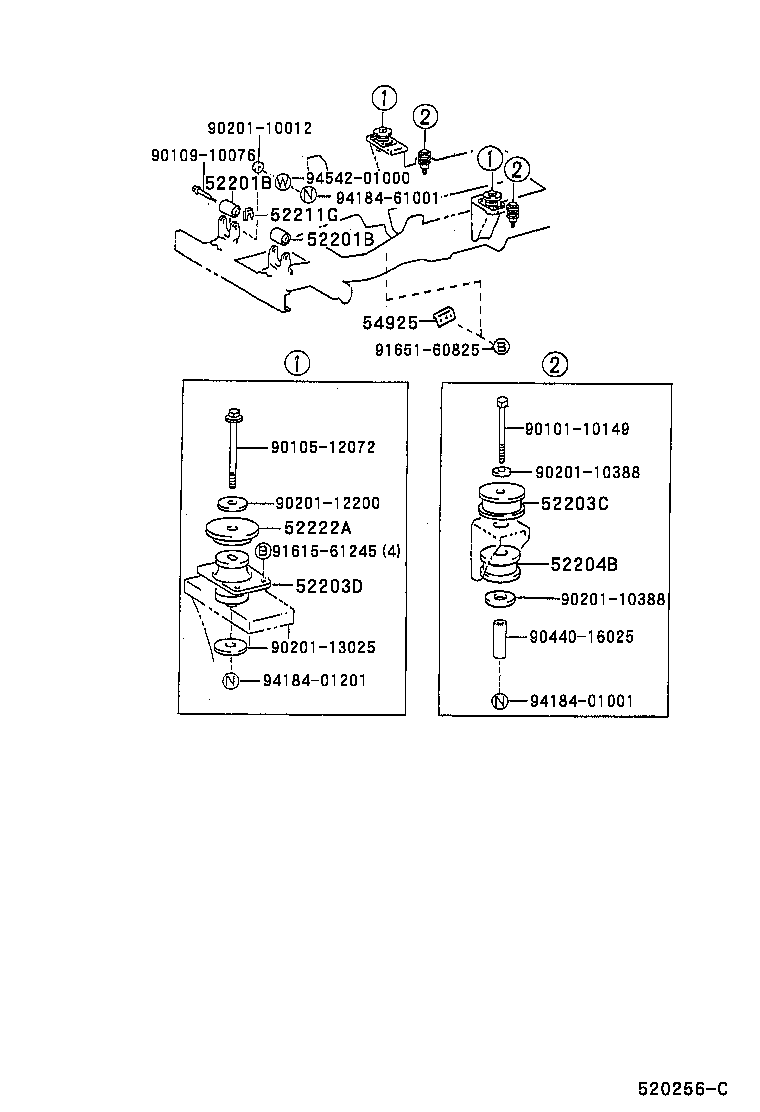  DYNA200 |  CAB MOUNTING BODY MOUNTING