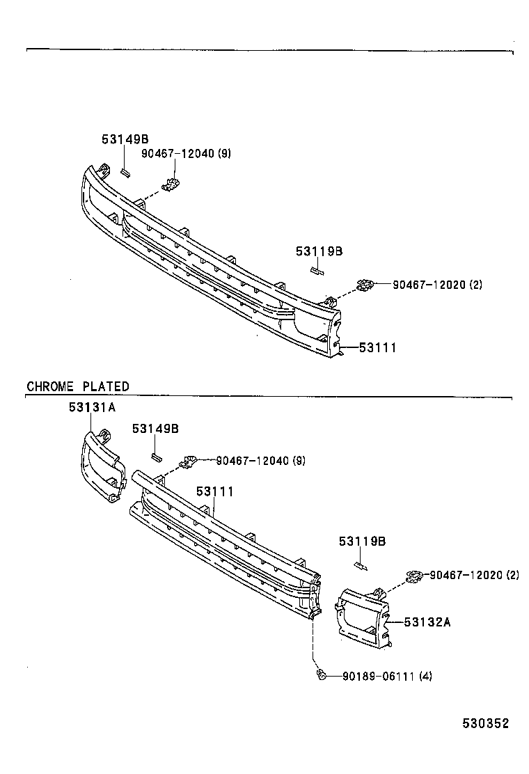  HILUX VWP |  RADIATOR GRILLE