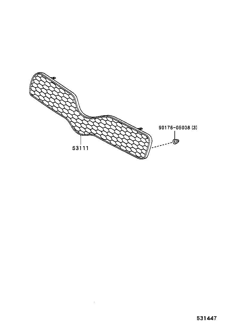  YARIS JPP |  RADIATOR GRILLE