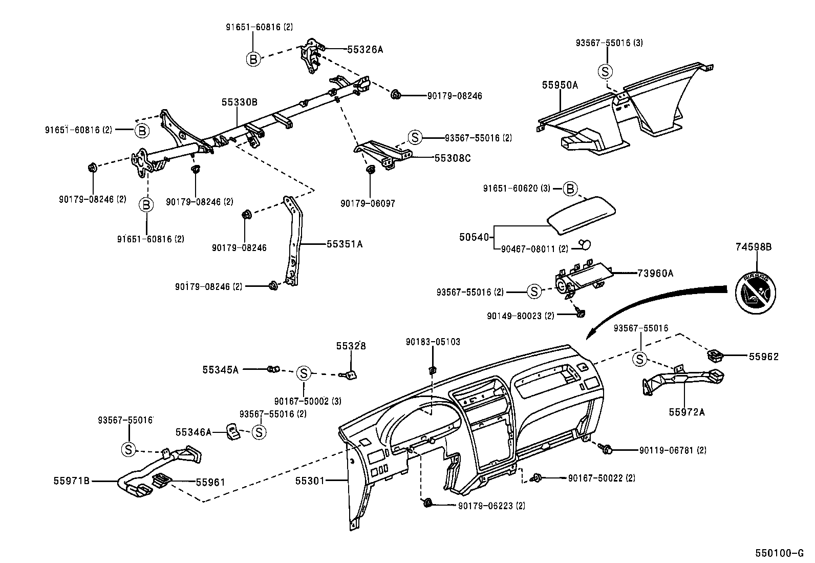  PICNIC |  INSTRUMENT PANEL GLOVE COMPARTMENT