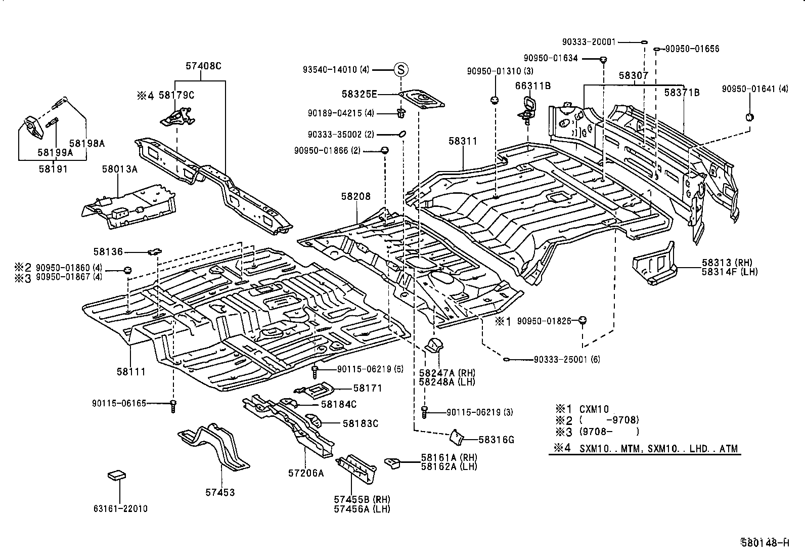  PICNIC |  FLOOR PAN LOWER BACK PANEL