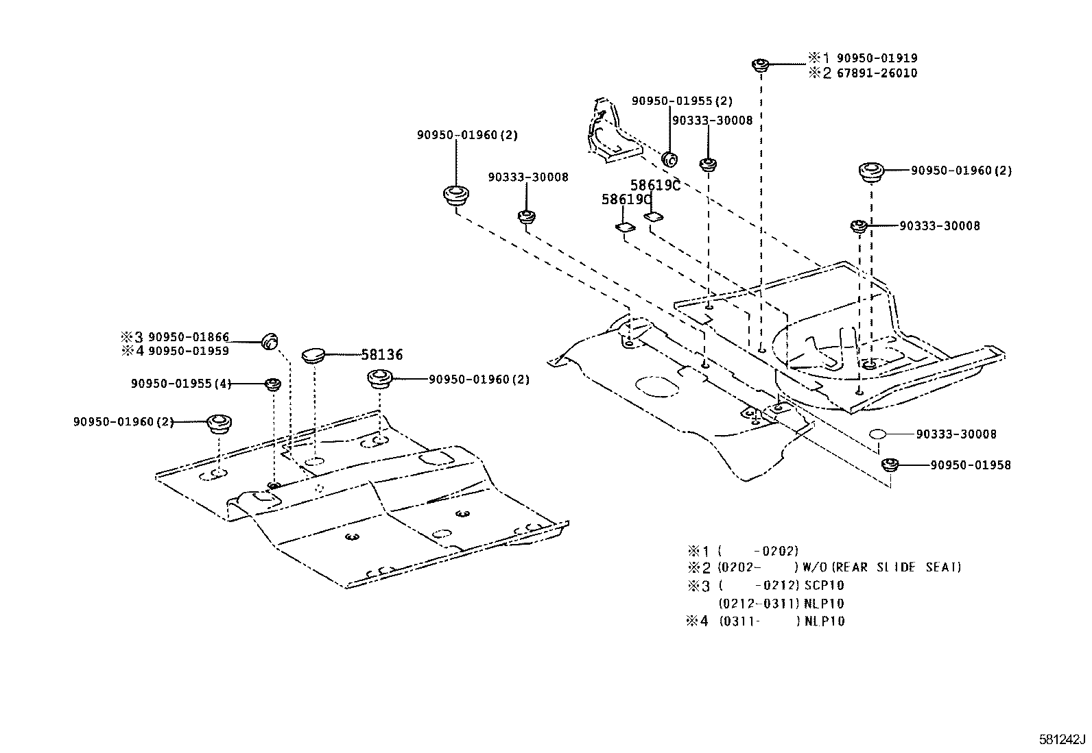  YARIS JPP |  FLOOR PAN LOWER BACK PANEL