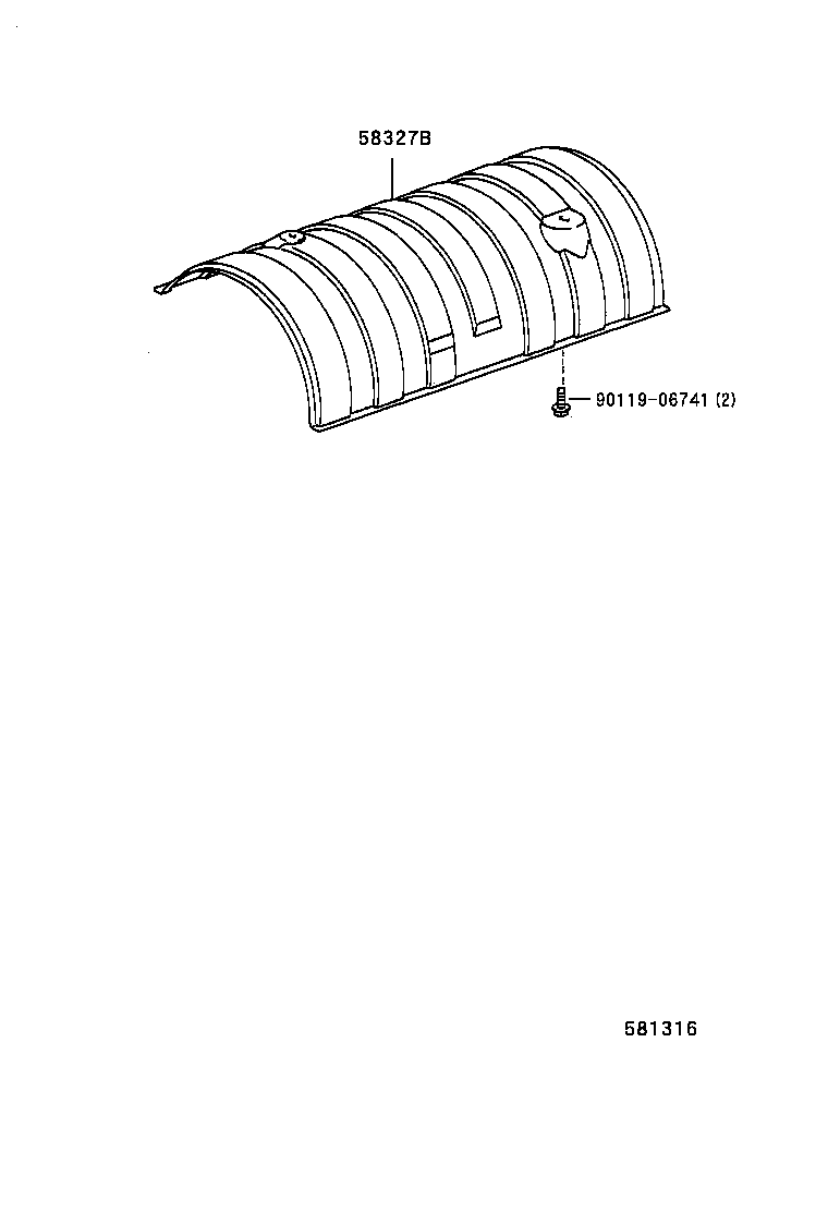  YARIS FRP |  FLOOR INSULATOR