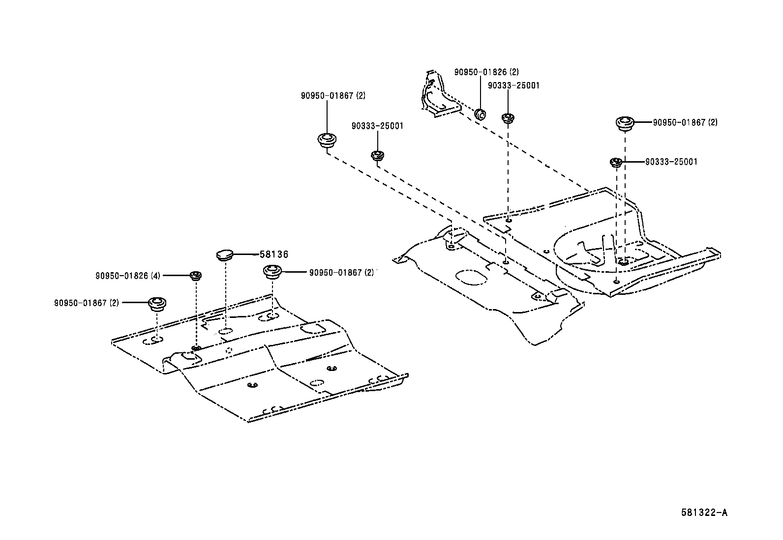  YARIS FRP |  FLOOR PAN LOWER BACK PANEL