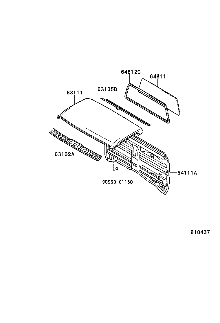  HILUX VWP |  ROOF PANEL BACK PANEL