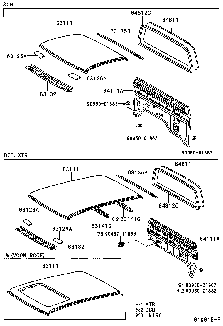  HILUX |  ROOF PANEL BACK PANEL