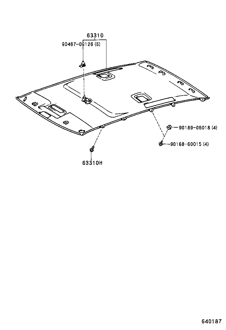  CENTURY |  ROOF HEADLINING SILENCER PAD