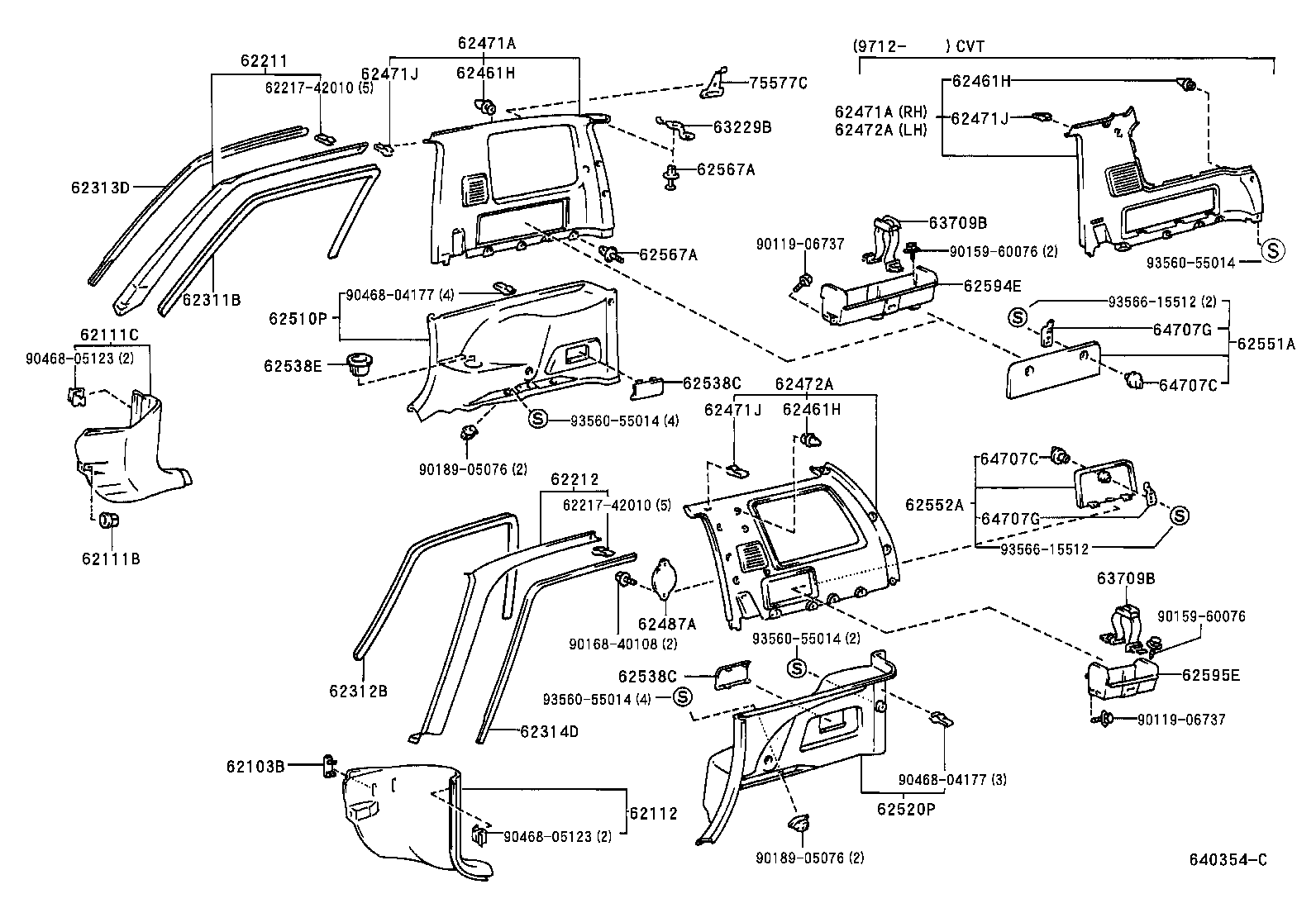  RAV4 |  INSIDE TRIM BOARD