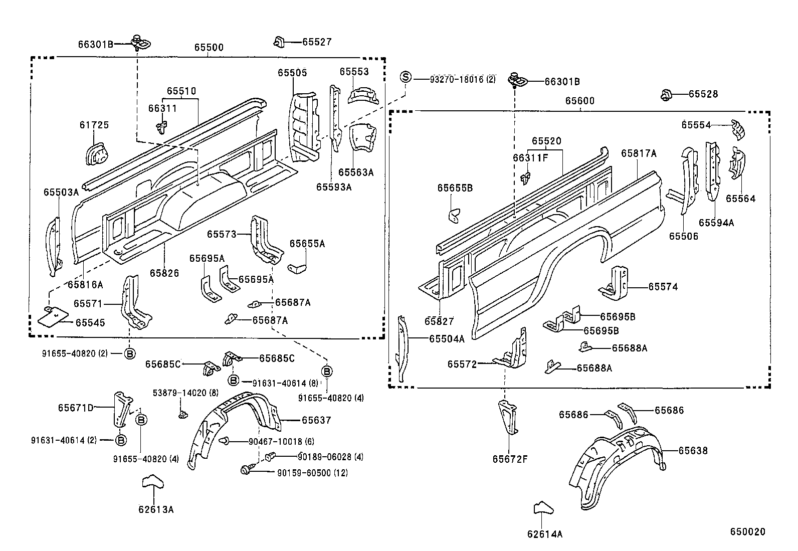  HILUX VWP |  REAR BODY SIDE PANEL