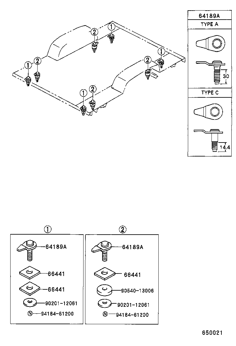  HILUX VWP |  REAR BODY MOUNTING