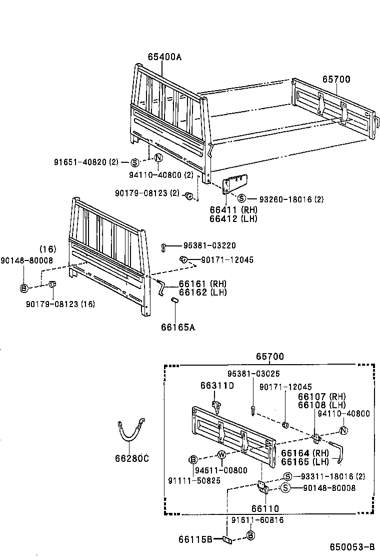  DYNA200 |  REAR BODY GUARD FRAME TAIL GATE