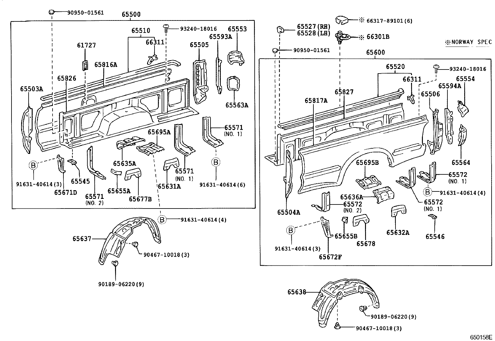  HILUX |  REAR BODY SIDE PANEL
