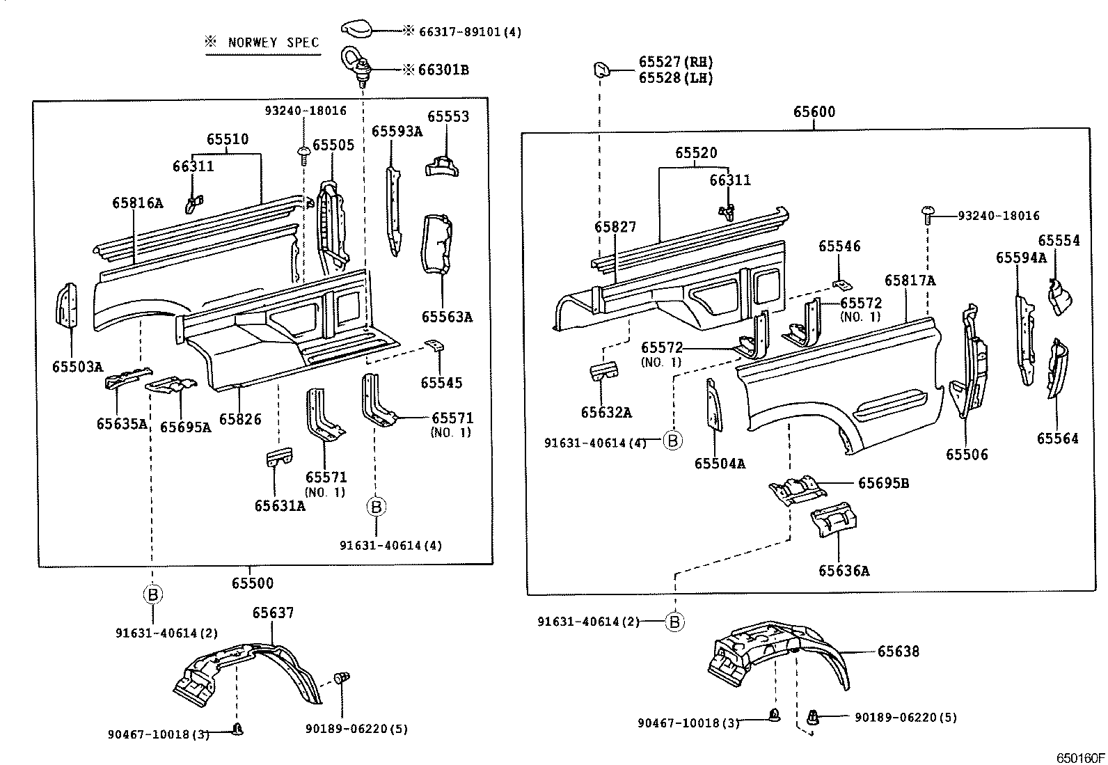 HILUX |  REAR BODY SIDE PANEL