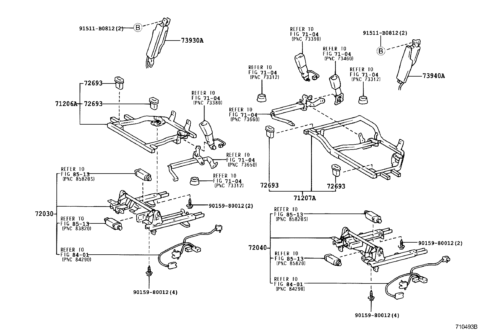  CENTURY |  REAR SEAT SEAT TRACK