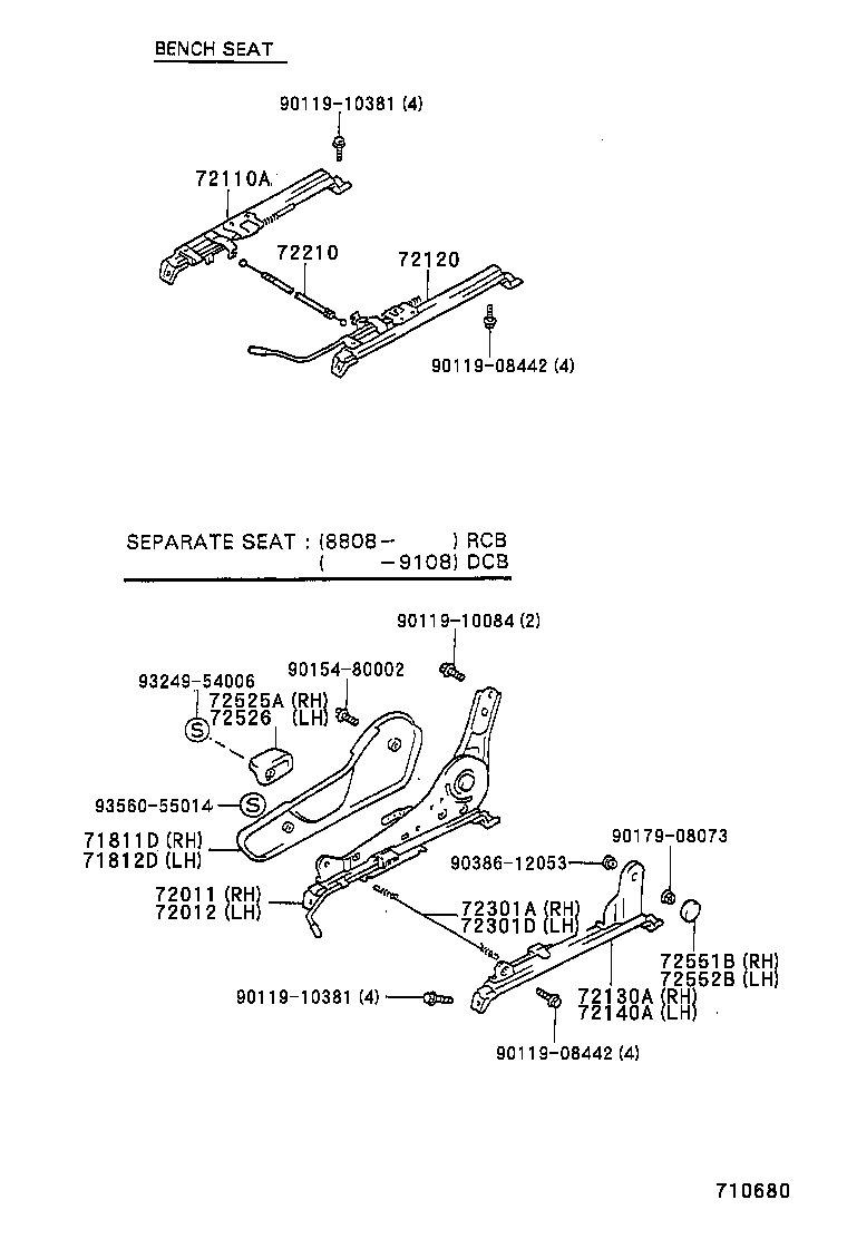  HILUX VWP |  SEAT SEAT TRACK