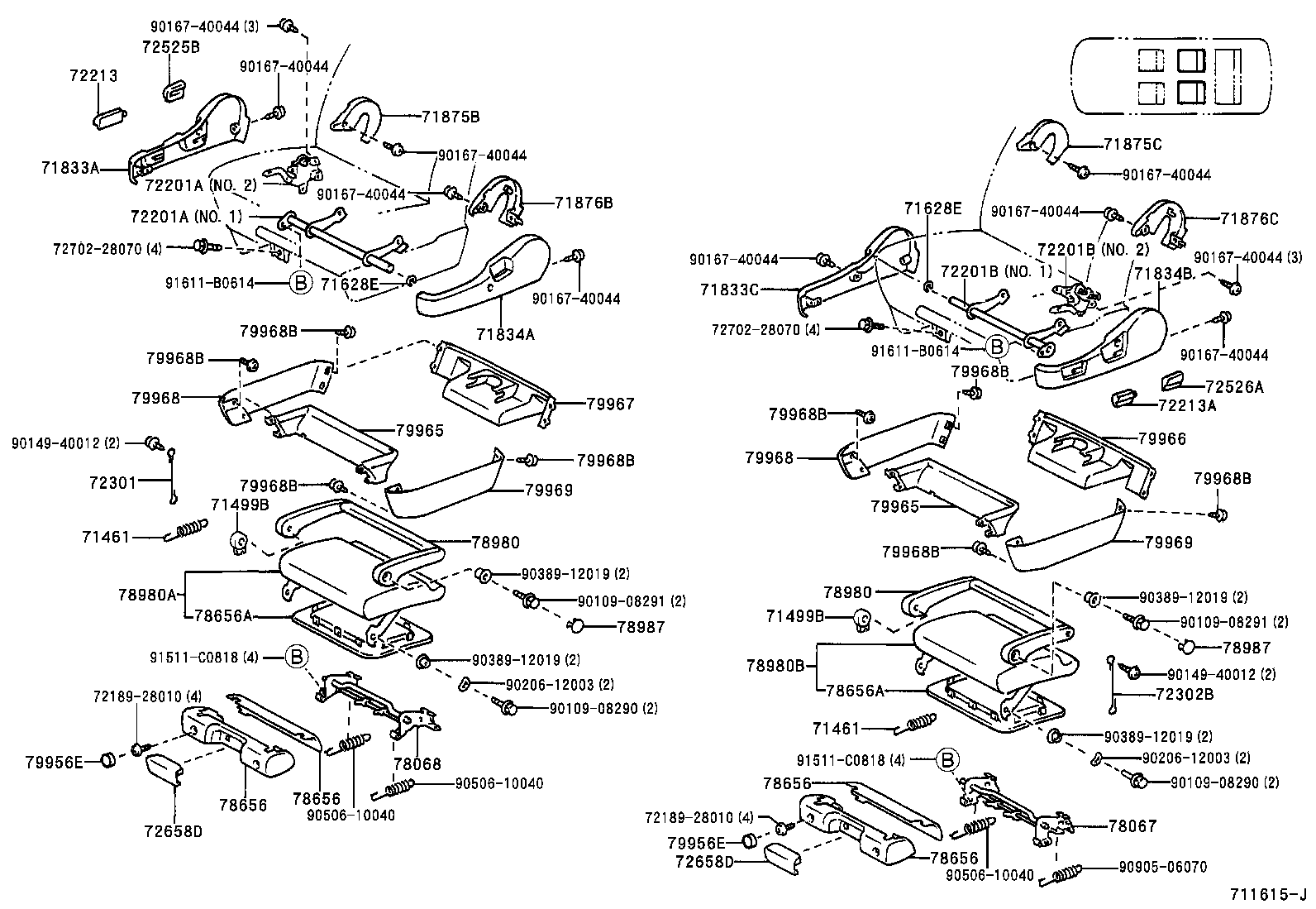  PREVIA TARAGO |  SEAT SEAT TRACK