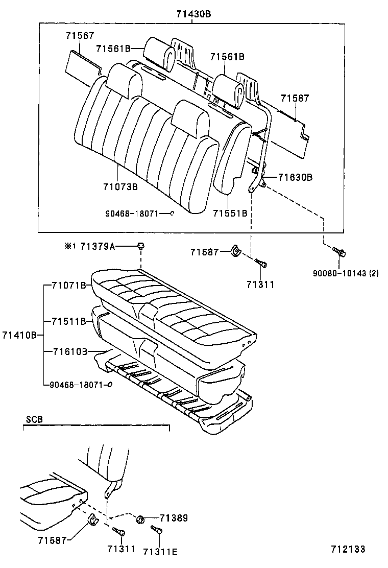  HILUX |  SEAT SEAT TRACK