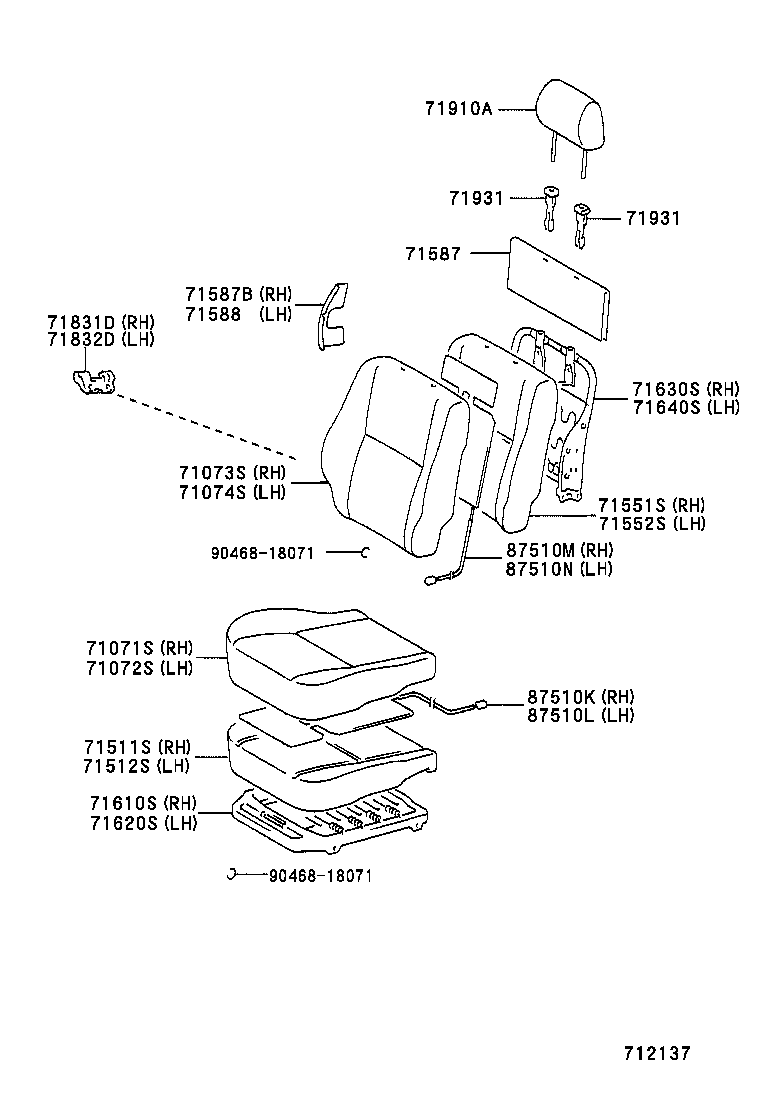  HILUX |  SEAT SEAT TRACK