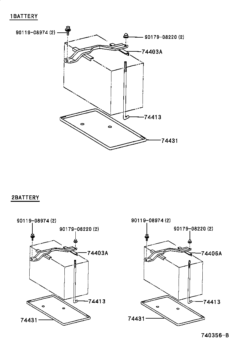  HILUX |  BATTERY CARRIER