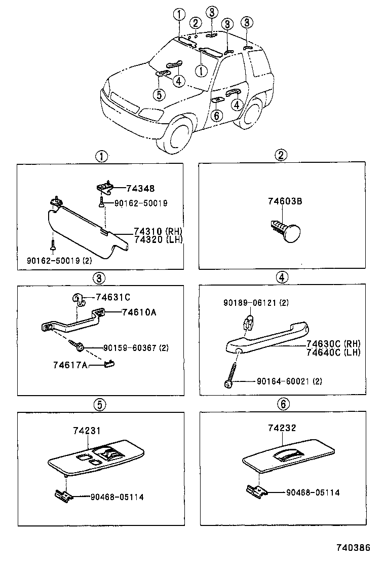  RAV4 |  ARMREST VISOR