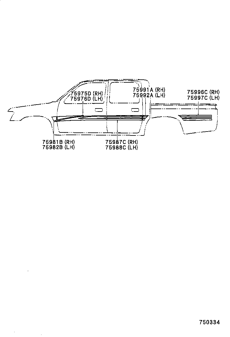  HILUX |  BODY STRIPE