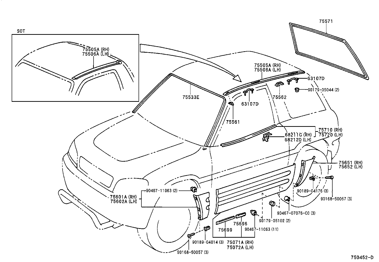  RAV4 |  MOULDING